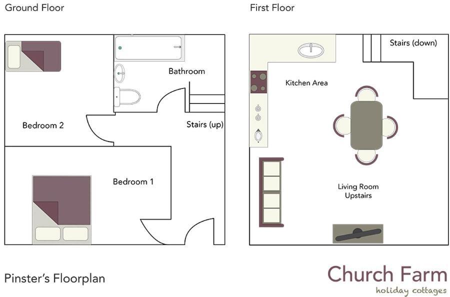 Church Farm Holiday Cottages - Pinster Cottage 阿什伯恩 外观 照片